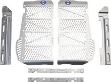 Load image into Gallery viewer, Moose Offroad Billet Radiator Guards - Silver 12-4020 fits Beta - Main Product View
