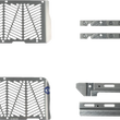 Load image into Gallery viewer, Moose Offroad Billet Radiator Guards - Silver 12-4024 fits Beta - Main Product View