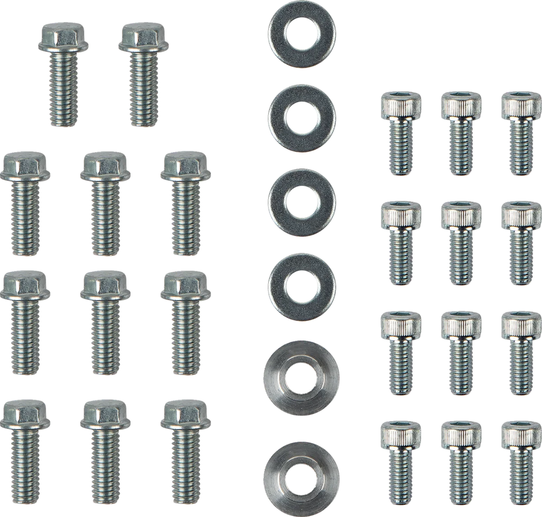 Moose Offroad Billet Radiator Guards - Silver 12-4024 fits Beta - Side View