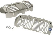 Load image into Gallery viewer, Moose Offroad Billet Radiator Guards - Silver 12-4024 fits Beta - Detail View