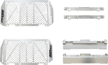Load image into Gallery viewer, Moose Offroad Billet Radiator Guards - Silver 12-5102 fits Yamaha - Main Product View