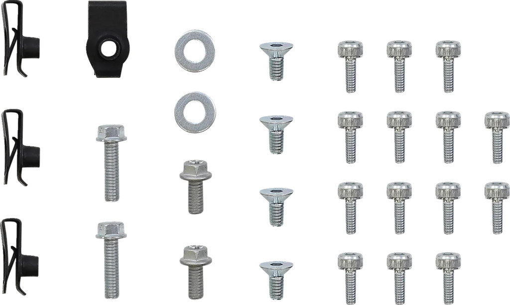 Moose Offroad Billet Radiator Guards - Silver 12-5102 fits Yamaha - Side View
