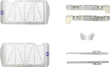 Load image into Gallery viewer, Moose Offroad Billet Radiator Guards - Silver 12-5102 fits Yamaha - Detail View
