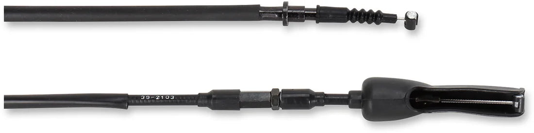 Moose Offroad Black Vinyl Clutch Cable - Yamaha 45-2117 - Side View