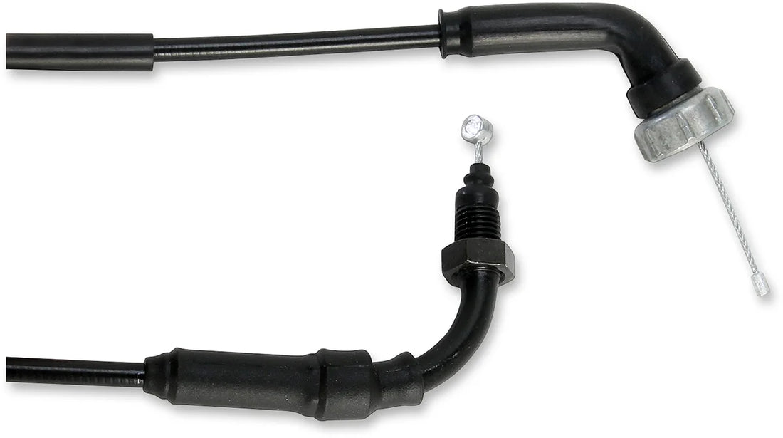 Moose Offroad Black Vinyl Throttle Cable - 28" - Honda 45-1135 - Side View