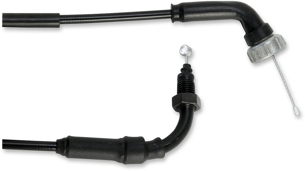 Moose Offroad Black Vinyl Throttle Cable - 28" - Honda 45-1135 - Side View