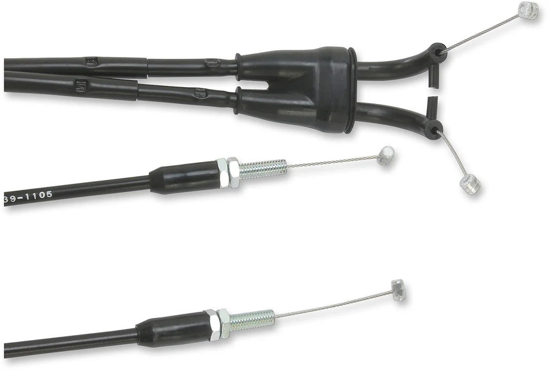 Moose Offroad Black Vinyl Throttle Cable - 30-1/2" - KTM 45-1045 - Side View