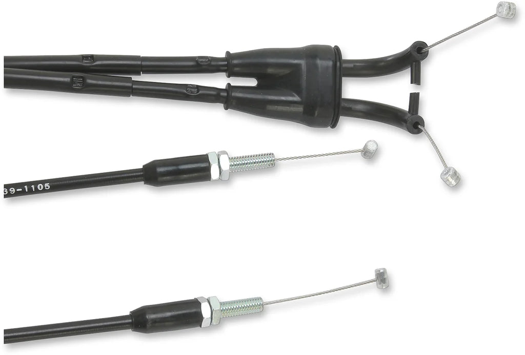 Moose Offroad Black Vinyl Throttle Cable - 30-1/2" - KTM 45-1045 - Side View