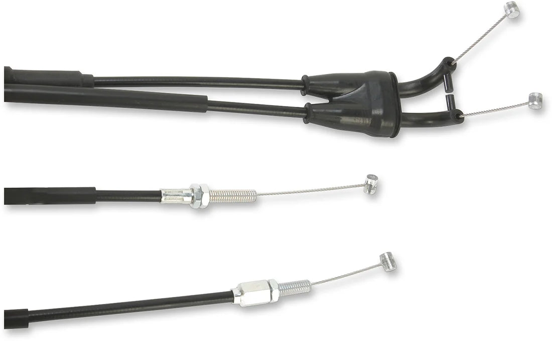 Moose Offroad Black Vinyl Throttle Cable - 30" - Yamaha 45-1179 - Side View