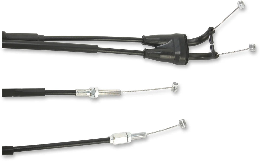 Moose Offroad Black Vinyl Throttle Cable - 30" - Yamaha 45-1179 - Side View
