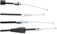 Load image into Gallery viewer, Moose Offroad Black Vinyl Throttle Cable - 31-1/2" - Honda 45-1023 - Side View