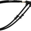 Load image into Gallery viewer, Moose Offroad Black Vinyl Throttle Cable - 31" - Yamaha 45-1265 - Main Product View