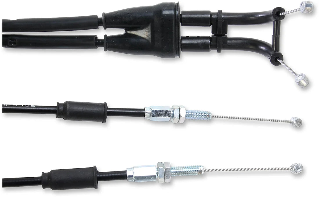 Moose Offroad Black Vinyl Throttle Cable - 32-1/2" - KTM 45-1044 - Side View