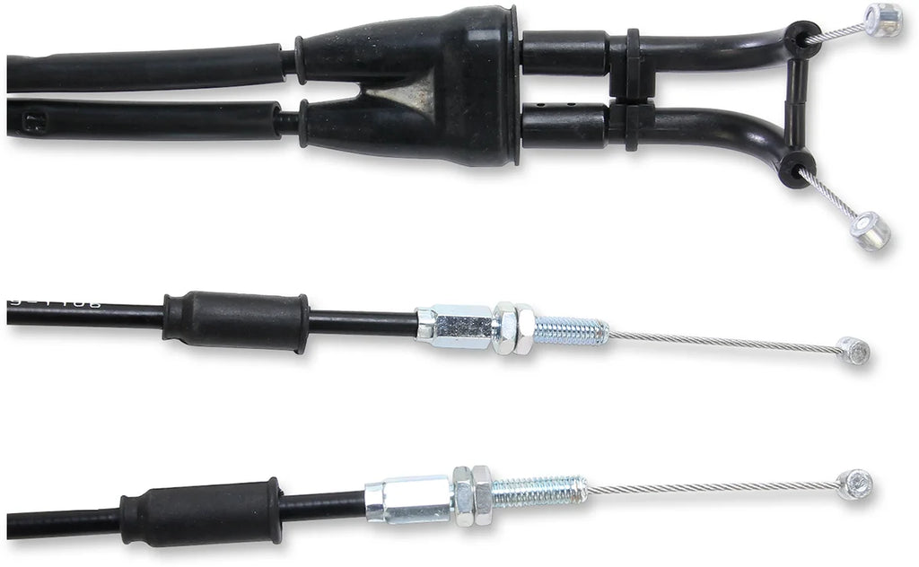 Moose Offroad Black Vinyl Throttle Cable - 32-1/2" - KTM 45-1044 - Side View