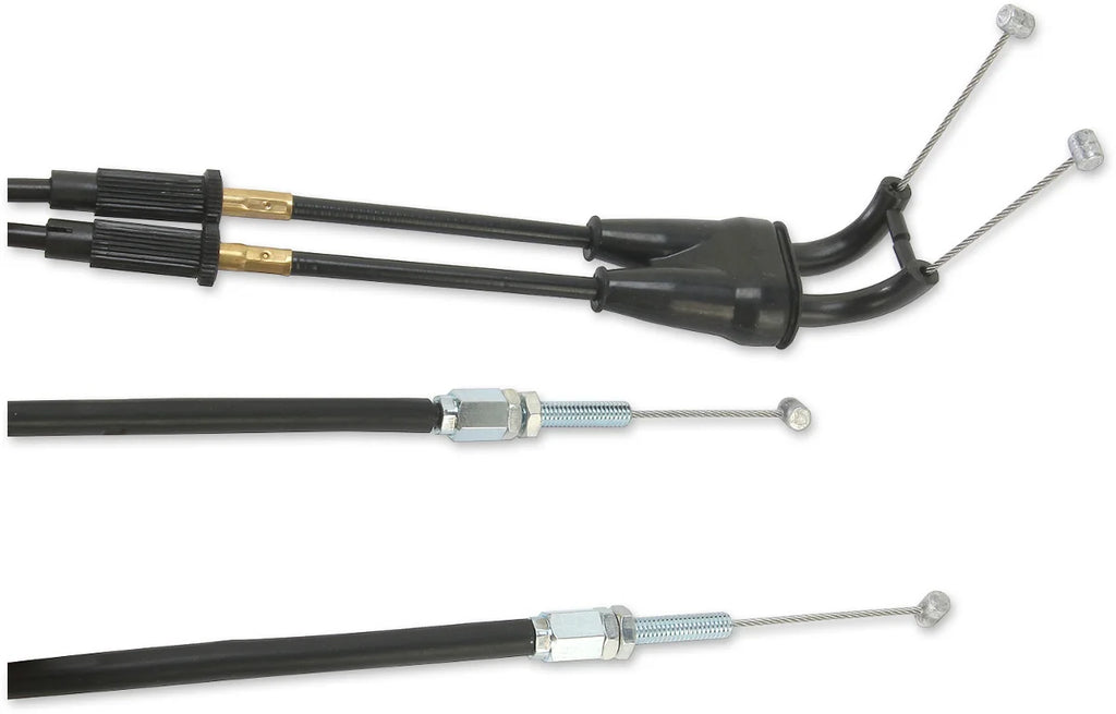 Moose Offroad Black Vinyl Throttle Cable - 32" - Kawasaki 45-1013 - Side View