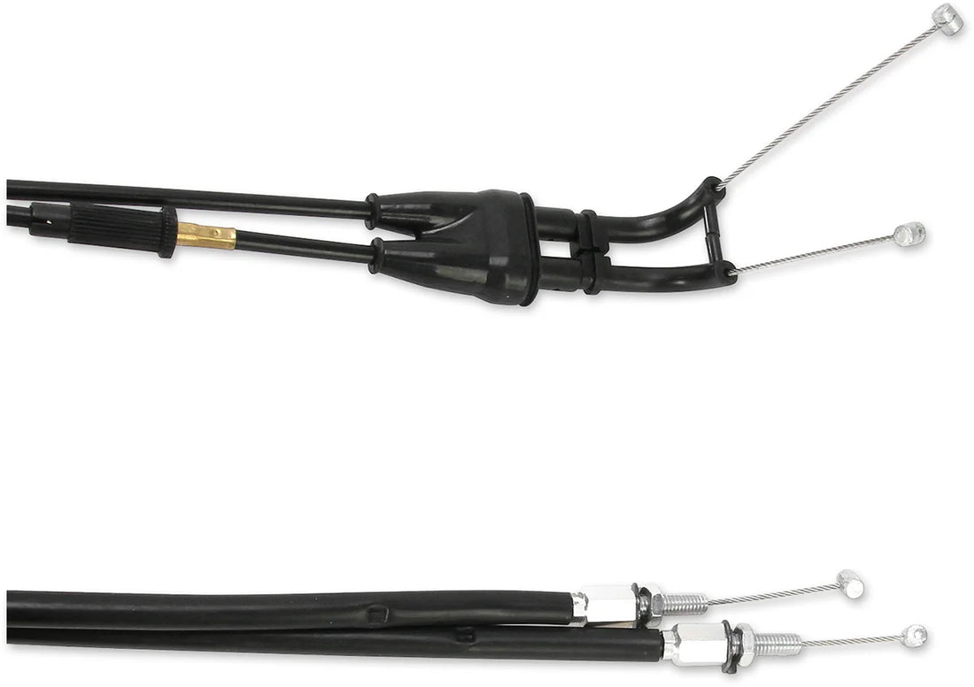 Moose Offroad Black Vinyl Throttle Cable - 33-1/2" - Kawasaki 45-1032 - Side View