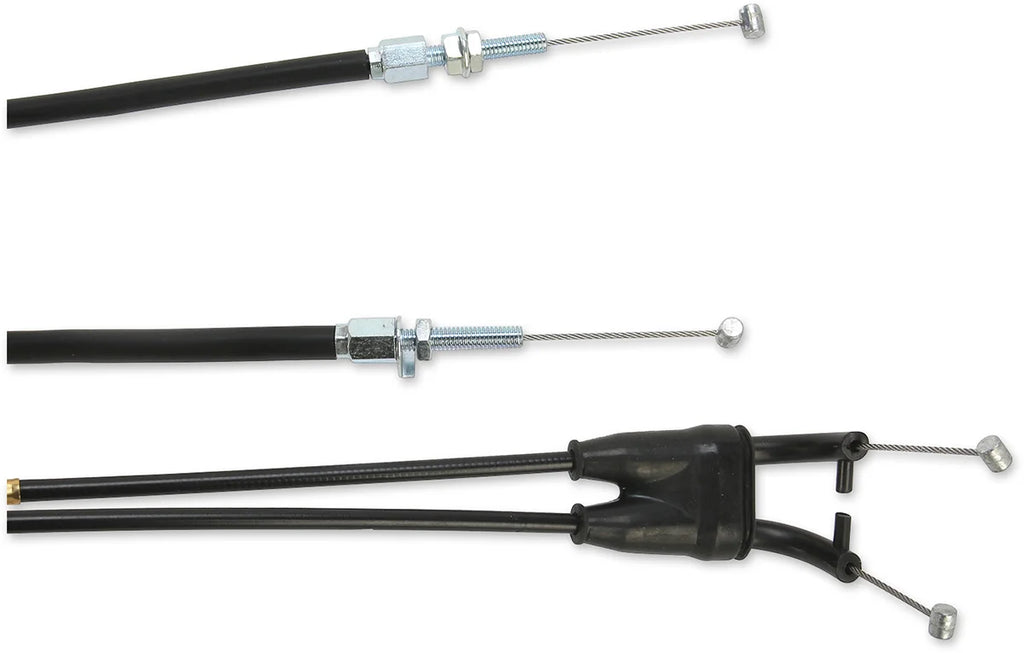 Moose Offroad Black Vinyl Throttle Cable - 33-1/2" - Kawasaki 45-1030 - Side View