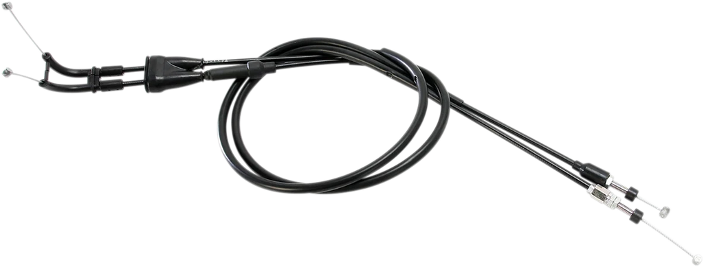 Moose Offroad Black Vinyl Throttle Cable - 33-1/2" - Yamaha 45-1180 - Side View