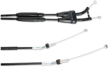 Load image into Gallery viewer, Moose Offroad Black Vinyl Throttle Cable - 33-1/4" - Husqvarna 45-1053 - Side View