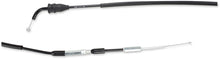Load image into Gallery viewer, Moose Offroad Black Vinyl Throttle Cable - 33-3/4" - Yamaha 45-1195 - Side View