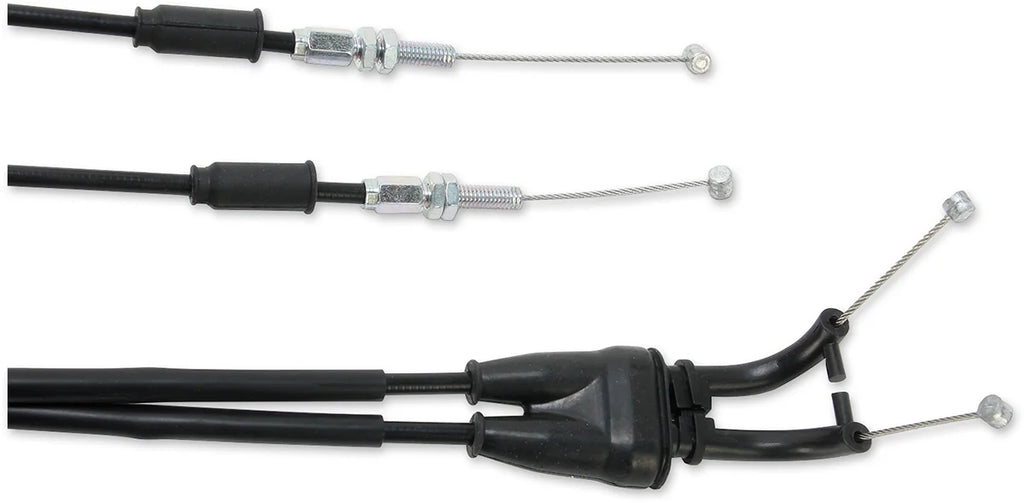 Moose Offroad Black Vinyl Throttle Cable - 33-3/8" - KTM 45-1043 - Side View