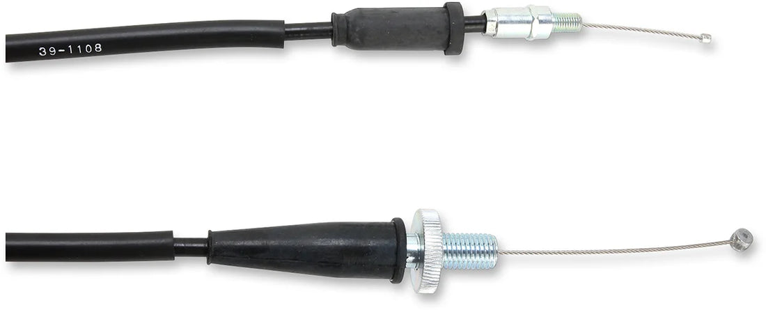 Moose Offroad Black Vinyl Throttle Cable - 34-1/2" - KTM 45-1046 - Side View
