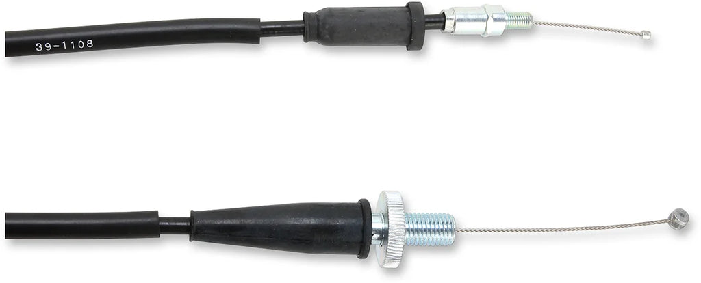 Moose Offroad Black Vinyl Throttle Cable - 34-1/2" - KTM 45-1046 - Side View