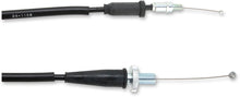Load image into Gallery viewer, Moose Offroad Black Vinyl Throttle Cable - 34-1/2" - KTM 45-1046 - Side View