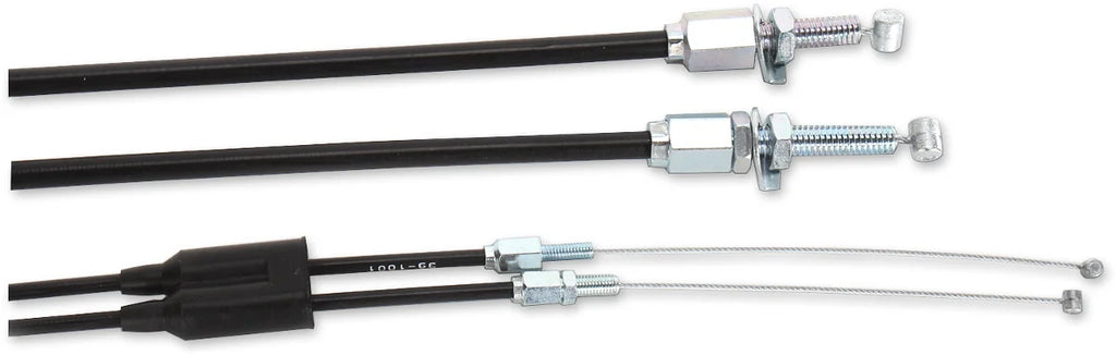 Moose Offroad Black Vinyl Throttle Cable - 34" - Honda 45-1019 - Side View