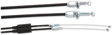 Load image into Gallery viewer, Moose Offroad Black Vinyl Throttle Cable - 34" - Honda 45-1019 - Side View