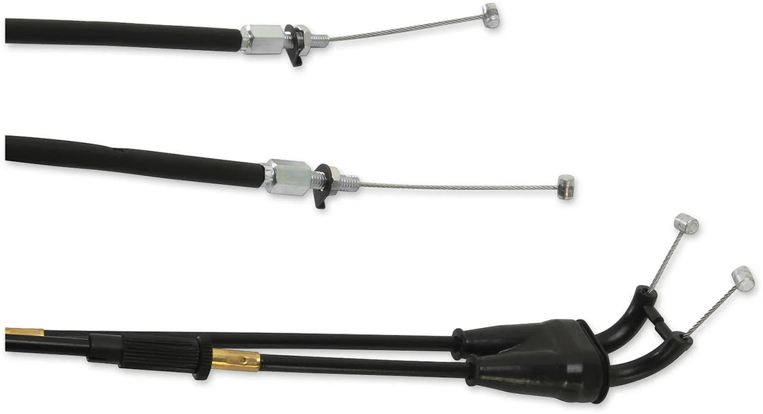 Moose Offroad Black Vinyl Throttle Cable - 34" - Kawasaki 45-1031 - Side View
