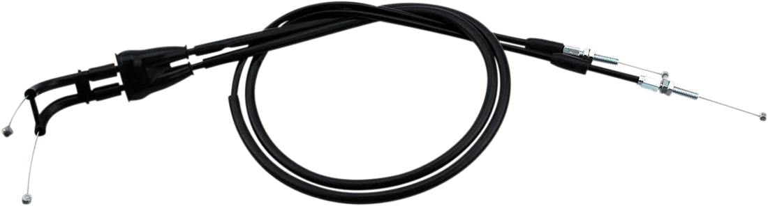 Moose Offroad Black Vinyl Throttle Cable - 35-1/4" - Honda 45-1018 - Side View