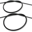 Load image into Gallery viewer, Moose Offroad Black Vinyl Throttle Cable - 36-1/2" - Honda 45-1199 - Main Product View