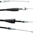 Load image into Gallery viewer, Moose Offroad Black Vinyl Throttle Cable - 36-3/4" - Honda 45-1022 - Side View