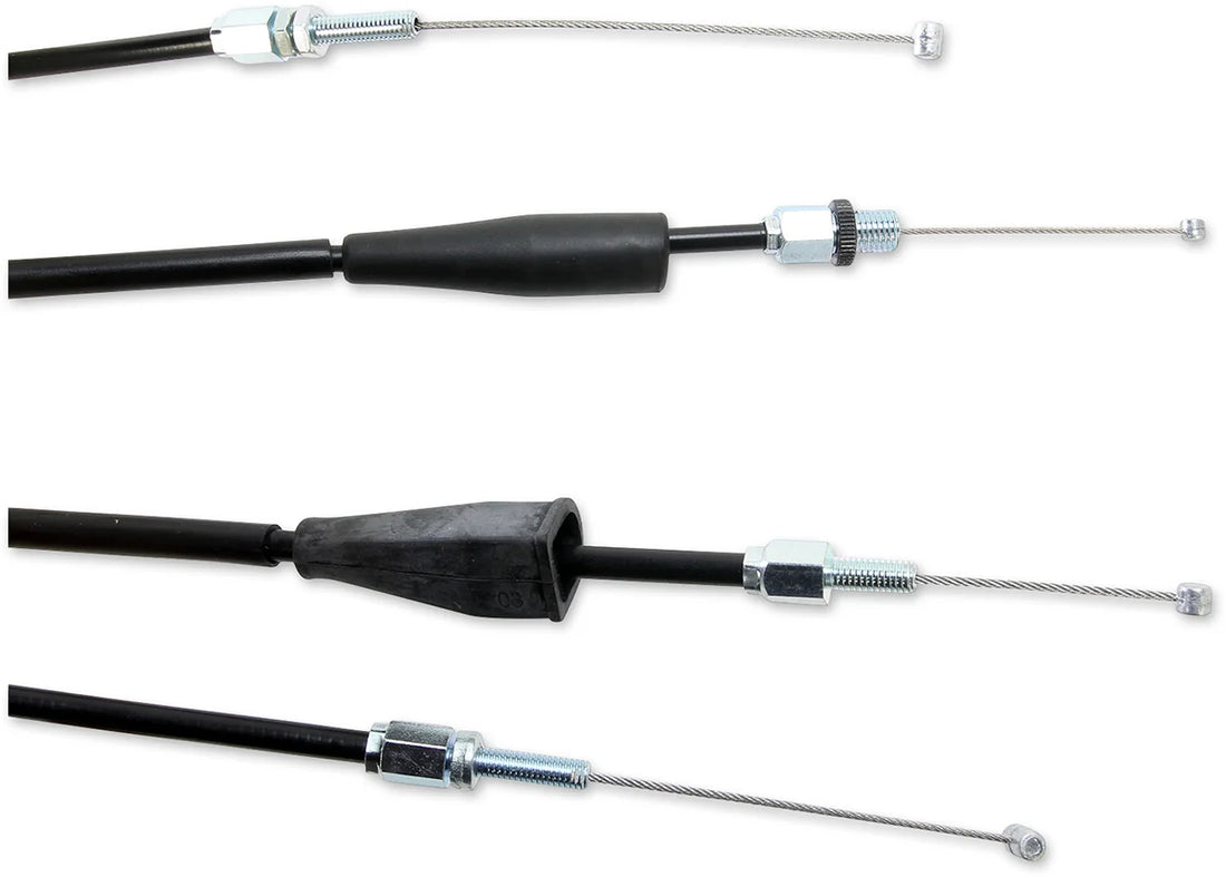 Moose Offroad Black Vinyl Throttle Cable - 36-3/4" - Honda 45-1022 - Side View