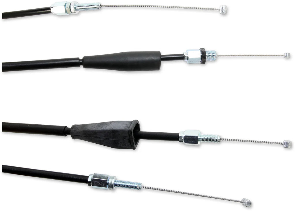 Moose Offroad Black Vinyl Throttle Cable - 36-3/4" - Honda 45-1022 - Side View