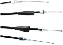 Load image into Gallery viewer, Moose Offroad Black Vinyl Throttle Cable - 36-3/4" - Honda 45-1022 - Side View