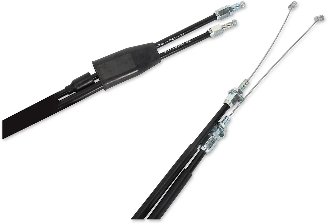 Moose Offroad Black Vinyl Throttle Cable - 36" - Honda 45-1208 - Side View
