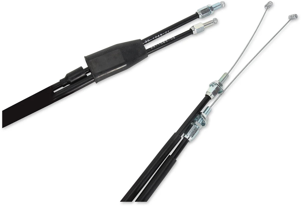 Moose Offroad Black Vinyl Throttle Cable - 36" - Honda 45-1208 - Side View