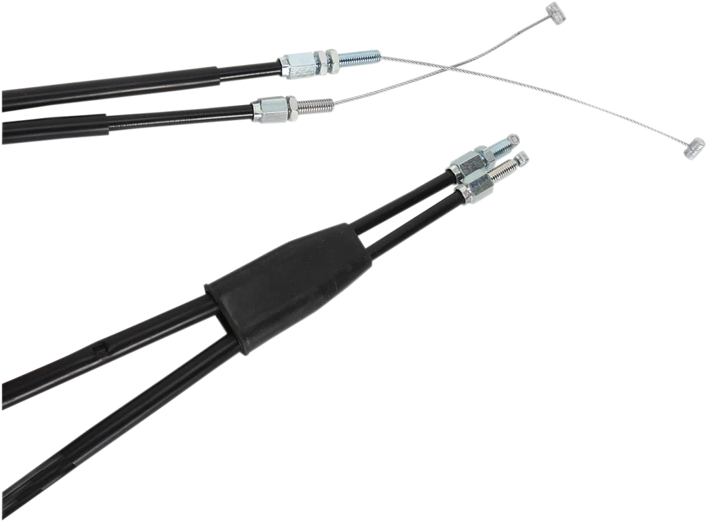 Moose Offroad Black Vinyl Throttle Cable - 36" - Honda 45-1020 - Side View