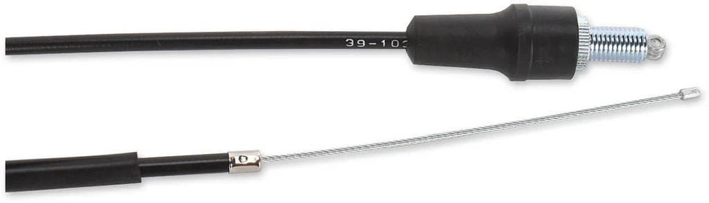 Moose Offroad Black Vinyl Throttle Cable - 37-1/2" - Honda 45-1017 - Side View