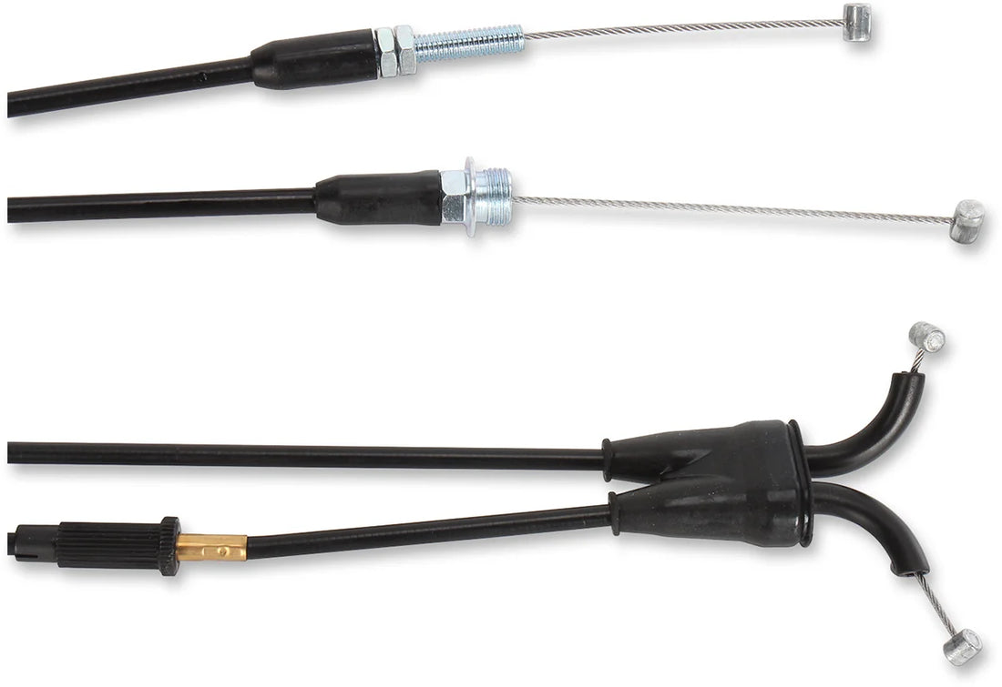 Moose Offroad Black Vinyl Throttle Cable - 37-1/4" - Yamaha 45-1172 - Side View