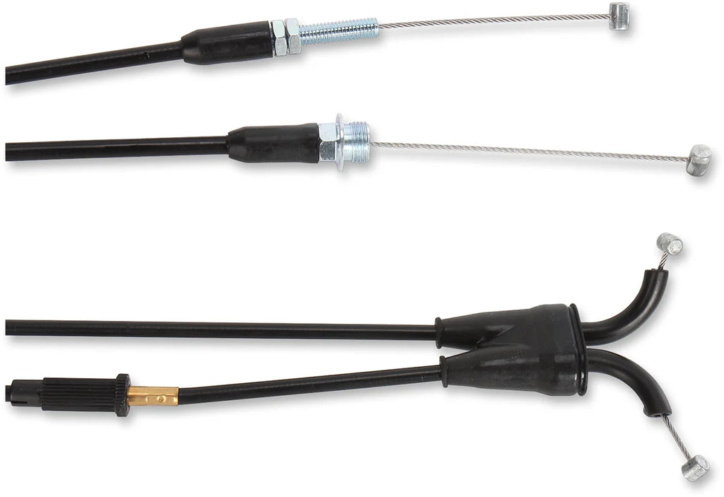 Moose Offroad Black Vinyl Throttle Cable - 37-1/4" - Yamaha 45-1172 - Side View
