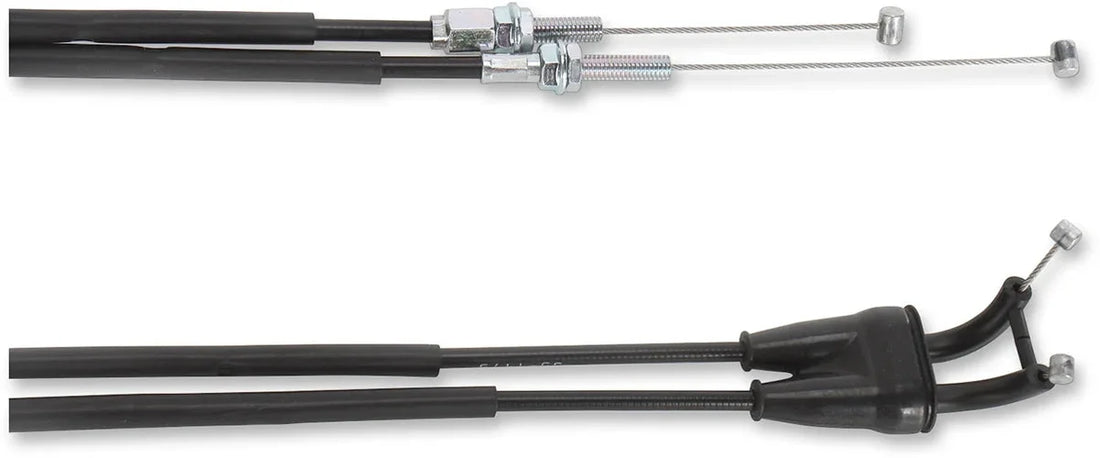 Moose Offroad Black Vinyl Throttle Cable - 37-3/4" - Yamaha 45-1178 - Side View