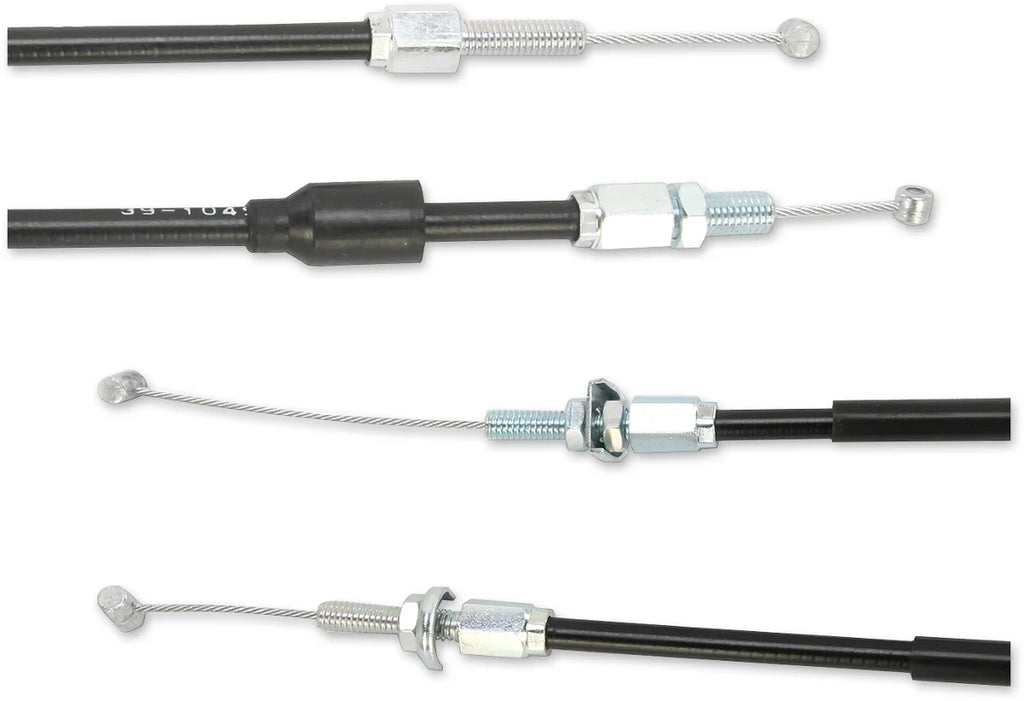 Moose Offroad Black Vinyl Throttle Cable - 37-3/4" - Honda 45-1021 - Side View