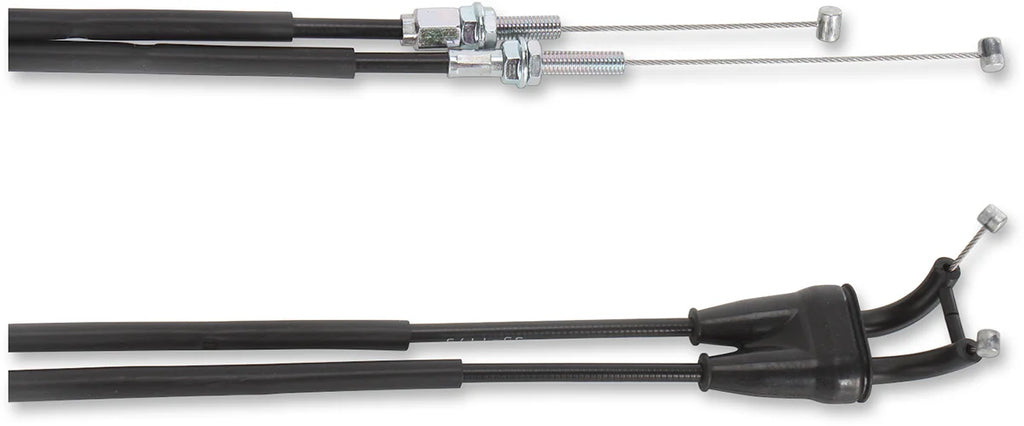 Moose Offroad Black Vinyl Throttle Cable - 37-3/4" - Yamaha 45-1178 - Side View