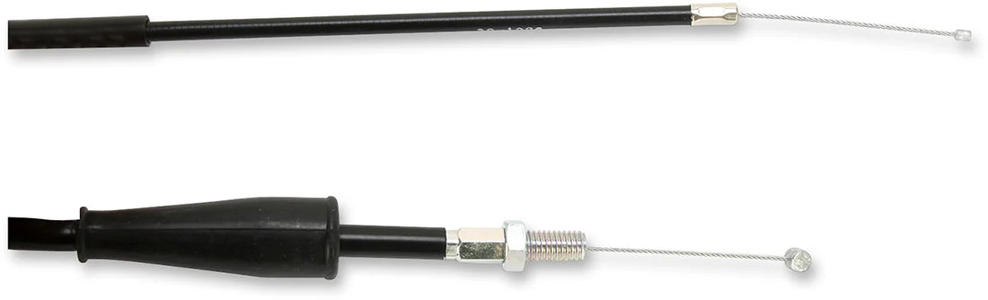 Moose Offroad Black Vinyl Throttle Cable - 38-1/2" - Suzuki 45-1119 - Side View