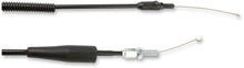 Load image into Gallery viewer, Moose Offroad Black Vinyl Throttle Cable - 38-1/2" - Yamaha 45-1074 - Side View