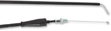 Load image into Gallery viewer, Moose Offroad Black Vinyl Throttle Cable - 38-1/4" - Suzuki 45-1121 - Side View