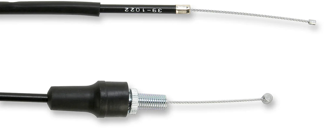 Moose Offroad Black Vinyl Throttle Cable - 42" - Honda 45-1006 - Side View